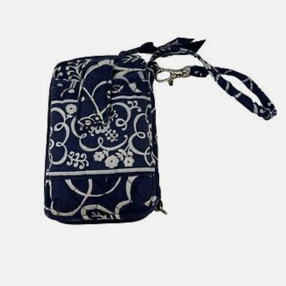 EUC—Vera Bradley All in One Wristlet Navy blue - Picture 11 of 11